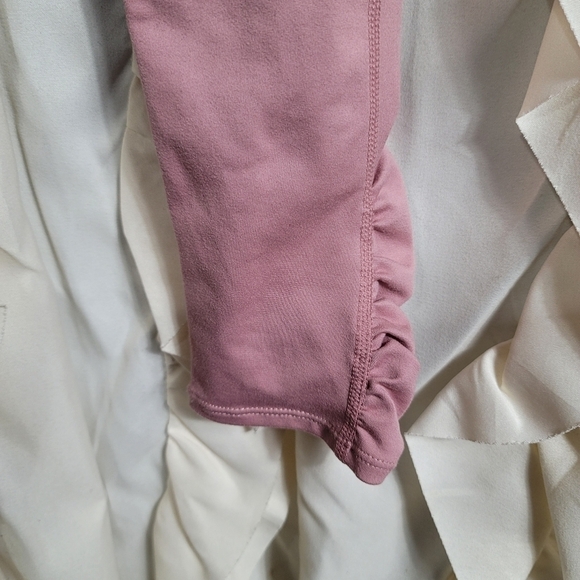 Free People Movement Out of Your League Leggings in Dark Pink XS Ruched Hem - Picture 9 of 10
